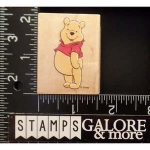All Night Media Rubber Stamps DISNEY CHARACTERS 997-E01 SM SMILING POOH #595 - Imagen 1 de 2