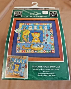 #27 Craft Collection Limitada Punto de Cruz Abucheo Gato Sin Abrir - Imagen 1 de 4