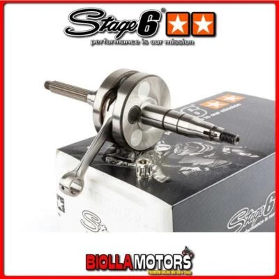 S6-8116600 Albero Motore Stage6 Pro Replica spinotto 10mm Minarelli orizzontale
