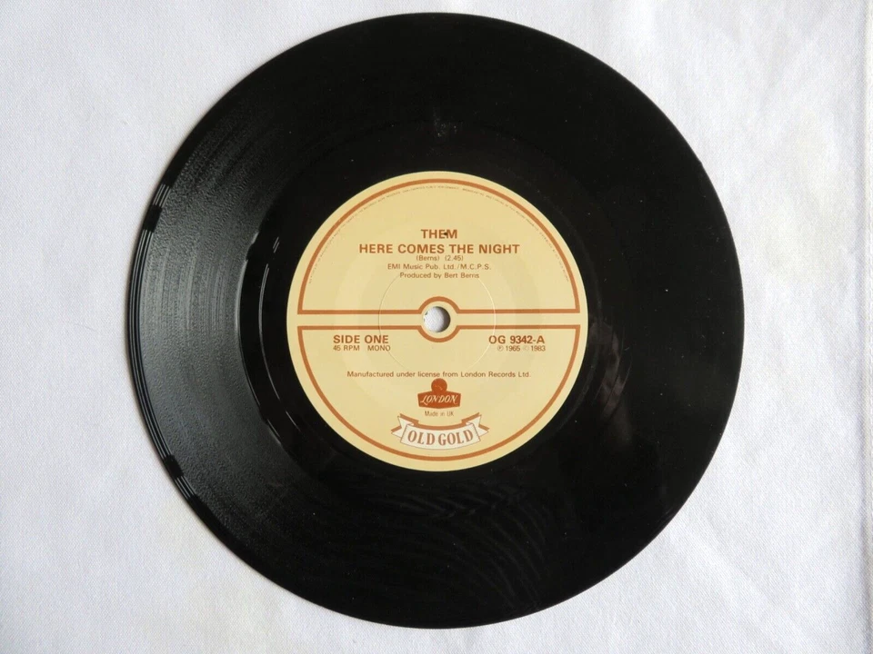Them  / Ten Years After – Here Comes The Night / Love Like A Man     VINYL MINT - Image 1 of 1