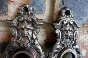 De colección, Metal Antiguo Grandes Cubiertas Decorativas Repuesto Diseño Único HD-06 - Imagen 1 de 6