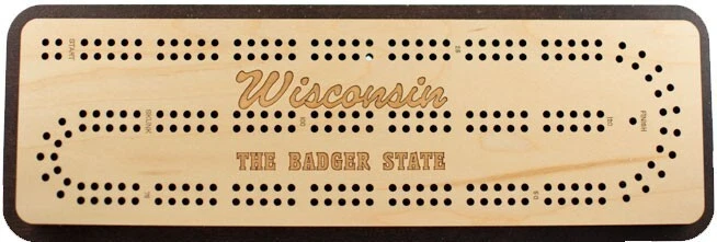 Tabla de cuna Wisconsin Travel (The Badger State) Foto 1 de 1