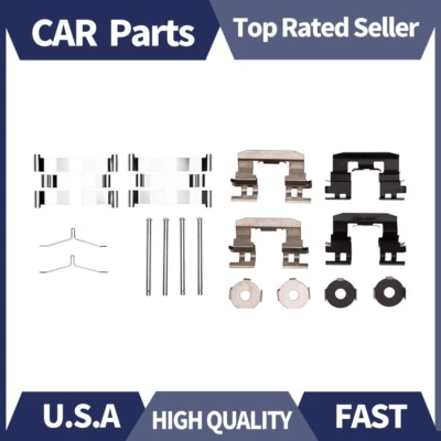 Front Rear Brake Hardware Kit For Acura RL 2012 2011 2010 2009 2008 2007 2006 - Image 1 of 4