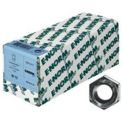 200 Stück E-NORMpro Sechskantmutter DIN 934-8, galvanisch verzinkt, M 4