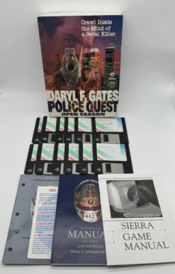 De colección Daryl Gates Police Quest Temporada Abierta PC Caja Grande Discos Dos Windows CIB Foto 1 de 4