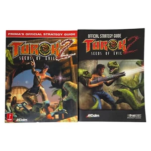 Turok 2 Seeds of Evil Prima Games Official Strategy Guide Book Lot Of 2 - Picture 1 of 5