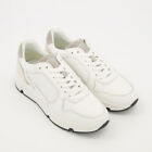 RRP £195 OSPREY LONDON 7 UK White Leather Trainers Platform SOLD OUT NEW IN BOX