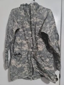 X-SMALL - IMPROVED RAINSUIT PARKA JACKET ACU DIGITAL NSN: 8415-01-527-4611 #C43c - Picture 1 of 7