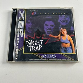 Night Trap 32X 2 Disc (Sega Mega-CD, 1993 PAL) Complete W/Manual