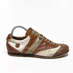 LA MARTINA POLO Lote 11 Sneaker Trainers Brown Leather Mens UK 6.5 - Picture 1 of 6