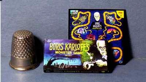 Puppenhaus Miniatur 1:12 Boris Karloffs Monsterspiel 60er Jahre Spukhaus Spiel - Bild 1 von 4