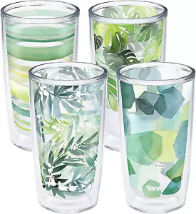 Yao Cheng Green Crystal Made in USA Double Walled Insulated Tumbler Travel Cup K - Picture 1 of 12
