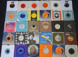 Job lot 30x 7" singles 1970s Slade, Queen, Abba, Dolly Parton, Rod, Boney M etc - Picture 1 of 1