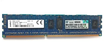 Kingston 4GB 1RX4 PC3L--10600R-9-12-C2 HP647647-071-HYE Server Memory Ram - Image 1 of 4
