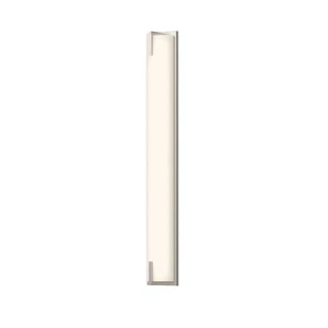 Sonneman New Edge 1 Light 32" LED Wall Sconce, Satin Nickel - 3798-13 - Picture 1 of 1