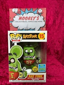 2019 SDCC SCE - Ratfink - Ratfink GITD Pop! Vinyl glow #15 - Foto 1 di 6