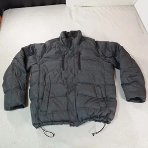 Hawke Co Down Jacket Mens 2XL XXL Black Puffer Full Zip Front Outdoor Coat Top - Picture 1 of 19