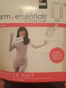Warmer Essentials by Cuddl Duds Gr. Large leichter Pullover Strick - Bild 1 von 4