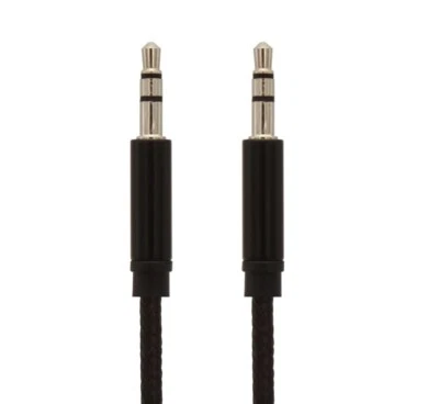 AUX Audio Cable Nylon Braided 3.5mm Metal Jack Stereo for iPhone/iPod Headphone - Image 1 of 4