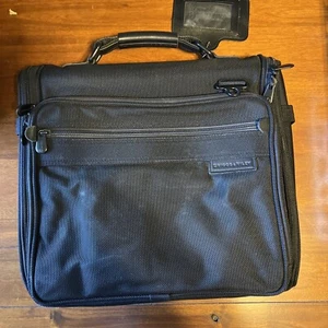 Briggs & Riley Travelware Expandable Organized Computer Brief Black Nylon BBW48 - Picture 1 of 10