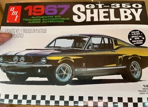 AMT 834 1967 Ford Shelby Mustang GT-350 in black kit 1/25 McM FS - Picture 1 of 3