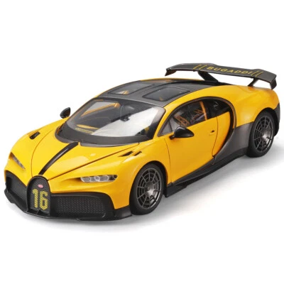 1:18 Diecast Vehicle for Bugatti Chiron Super Car Model Car Toy Sound Light Gift - Image 1 of 4