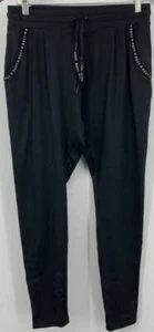 Roxy Womens Legging Pants Joggers Size Small S Black Drawstring Surf NWT New - Picture 1 of 8