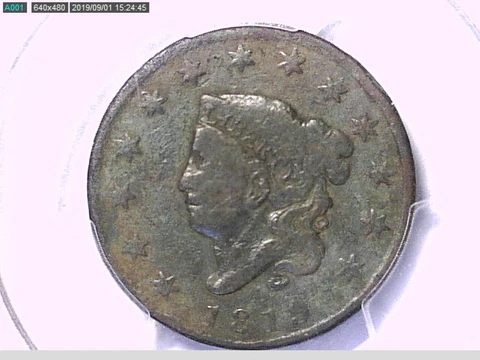 1819 Large Cent PCGS Genuine Env. Damage - F Details Small Date 28438432 Video Cover