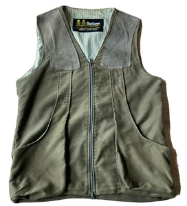 Barbour Vintage Schießweste Jagdjacke Gilet M 80er Jahre 2 Royal Wappen - Bild 1 von 21