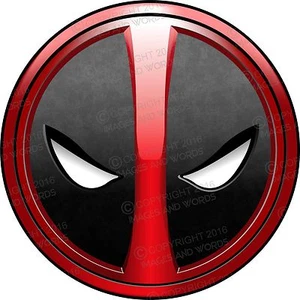 Deadpool Wandtattoo Repositionierbar Sticker Grafik-Superheld-Marvel-Tolles Geschenk! - Bild 1 von 5