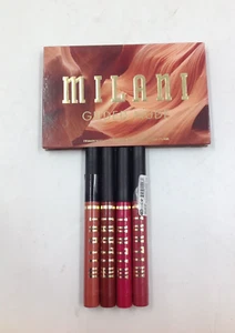Milani Gilded Nude Eye Palette Stay Put Matte Lip Crayon Longwear Lipstick Lot 5 - Picture 1 of 12