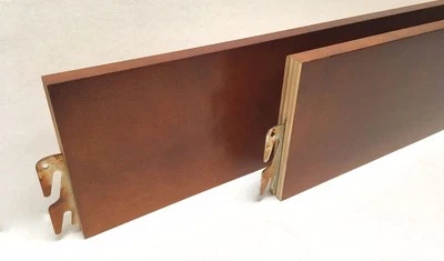 Rieles de cama de madera - Acabado nuez - Gancho - Doble, Completo, Queen, King, Cal King Foto 1 de 4