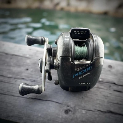 VINTAGE QUANTUM PROBE FISHING REEL - Image 1 of 4