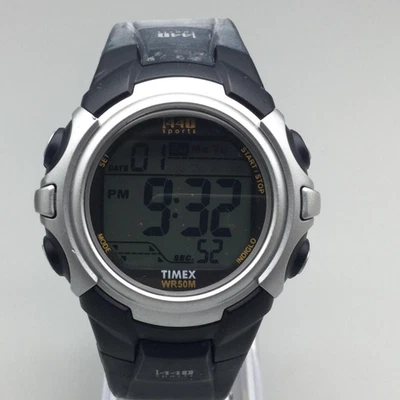 Timex 1440 Sport Watch Mens 42mm Digital Indiglo Alarm T5J571 Chrono New Battery - Image 1 of 4