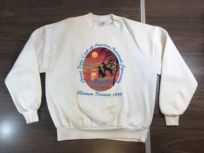 Sudadera Para Hombre Vintage Años 90 Great Dane Club XL Perro División Oeste California Foto 1 de 4