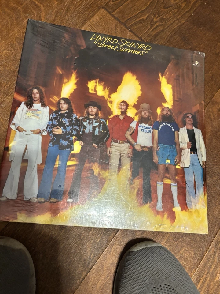 Lynyrd Skynyrd Street Survivors Vintage Vinyl LP Record Album 1977 Unopened - Imagem 1 de 1