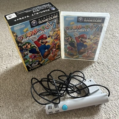 Mario Party 7 Boxed Microphone GameCube Nintendo Japan Import NTSC-J 2 - Image 1 of 4