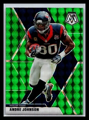 2020 Panini Mosaic - Andre Johnson #86 Green Mosaic Prizm - Image 1 of 2