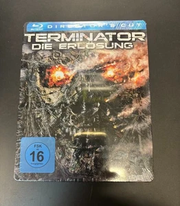 TERMINATOR SALAVATION - NEW BLU RAY/DVD steel book - steelbook Euro SEALED MINT - Picture 1 of 2