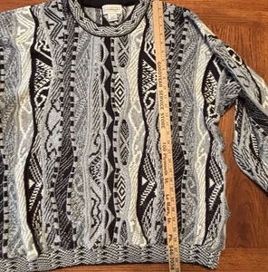 Coogi Style Sweater Men’s 2XL Tall 3D Cosby Alexander Lloyd Crew Neck Pullover - Picture 1 of 12
