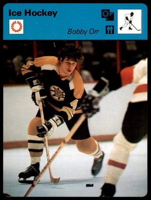 1977 Sportscaster #01-02 Бобби Орр - хоккей NM/MT *d2 - Изображение 1 из 2