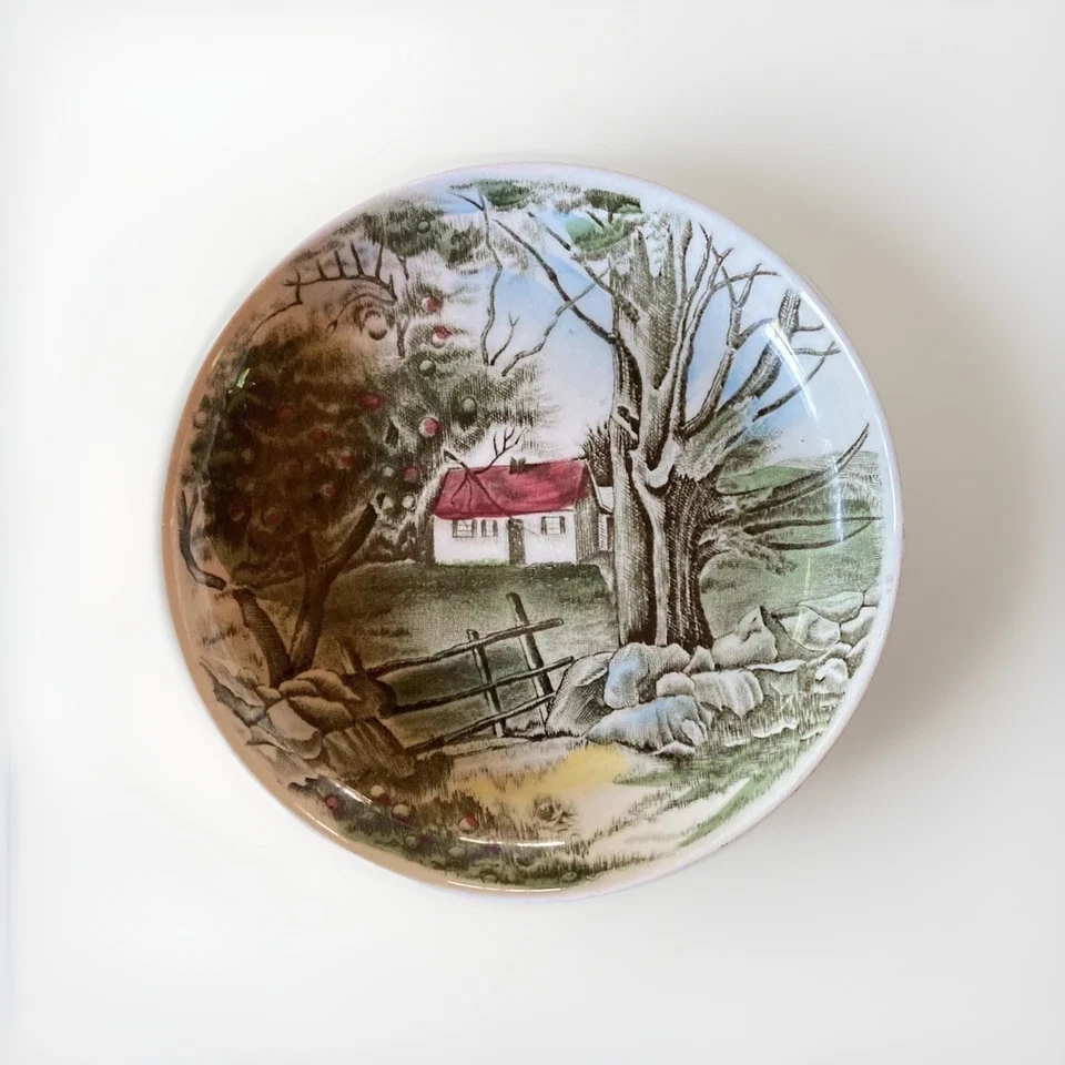 Johnson Brothers 4” Pat Butter/bolsa de té plato de repuesto casa de campo inglesa Foto 1 de 2