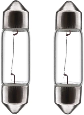 2X Lampadina SV5.5 3W 6X31 24V Lampada Auto Moto Ciclomotore Trattore Camion Fur - Immagine 1 di 4