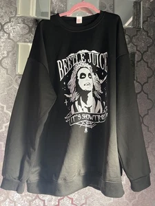 Beetlejuice Unisex Pullover Pulli Gr. 20-22 Übergröße Damen 2XL Herren Halloween - Bild 1 von 6