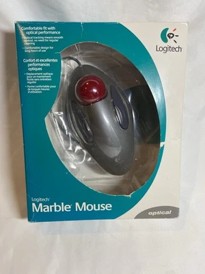 Logitech Optical Marble Mouse #904360-0403 Corded USB-PS/2 Tested - Image 1 of 4