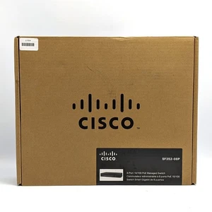 Cisco SF352-08P 8-Port PoE Managed Ethernet Switch SF352-08P-K9-NA - Picture 1 of 5