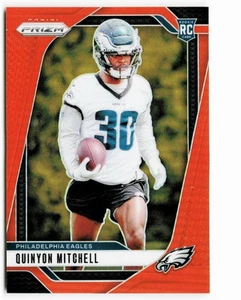 2024 Panini Prizm Orange #/249 Quinyon Mitchell #381 - Philadelphia Eagles - Picture 1 of 2