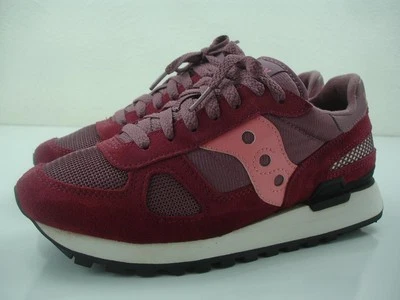 Women's sz 6.5 M Saucony Shadow Original S1108-687 Bordeaux Burgundy Pink Shoes - Image 1 of 4