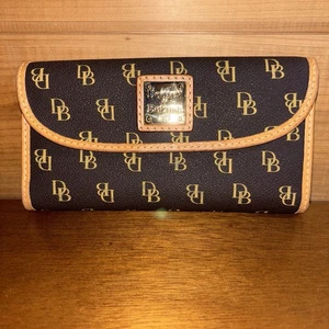 Dooney & Bourke Damen Geldbörse Vintage Signature Design 7”X4” - Bild 1 von 10