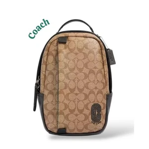 Bolso Bandolera Coach Signature Cuero Jacquard Recortado Academia Bandolera - Imagen 1 de 13